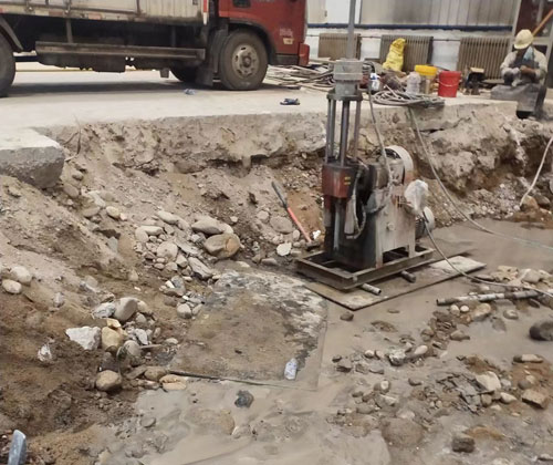 陇西公路下沉压浆
